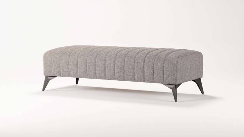 Places of Style Polsterhocker »MATTHEW Sitzhocker XXL, Masse B/T/H: 140/60/43 cm«, Steppung, belastbar bis 180 kg von PLACES OF STYLE