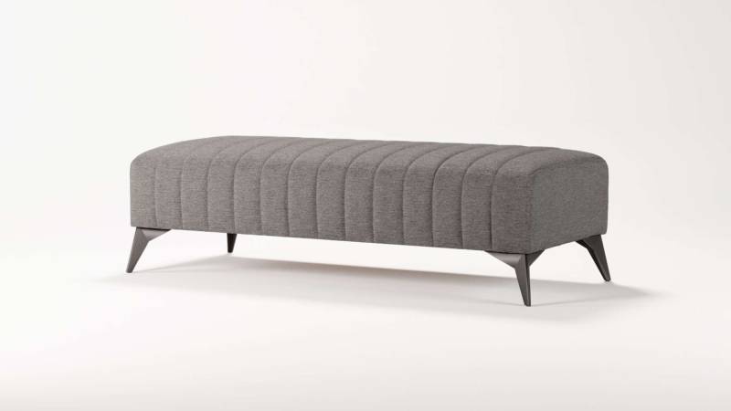 Places of Style Polsterhocker »MATTHEW Sitzhocker XXL, Masse B/T/H: 140/60/43 cm«, Steppung, belastbar bis 180 kg von PLACES OF STYLE