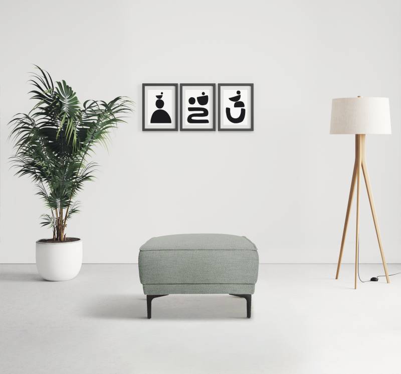 Places of Style Polsterhocker »Oland«, passend zur Serie OLAND von PLACES OF STYLE