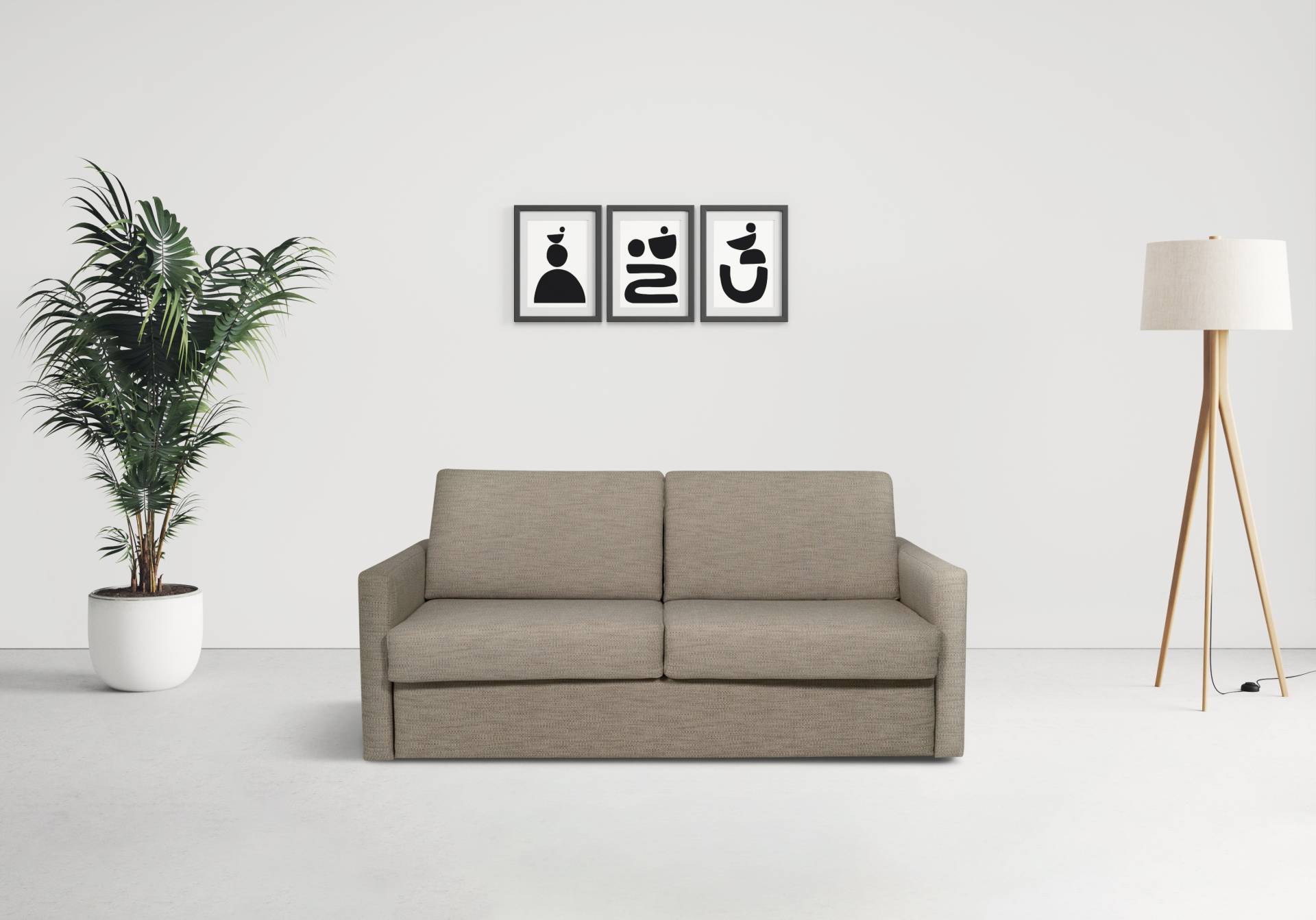 Places of Style Schlafsofa »GOLDPOINT 182cm, Dauerschläfer, Liegefläche 140/200 cm,«, 3-Sitzer mit Bettfunktion, Bonell-Federkernmatratze Places of Style Schlafsofa »GOLDPOINT 182cm, Dauerschläfer, Liegefläche 140/200 cm,«, 3-Sitzer mit Bettfunktion, Bonell-Federkernmatratze von PLACES OF STYLE
