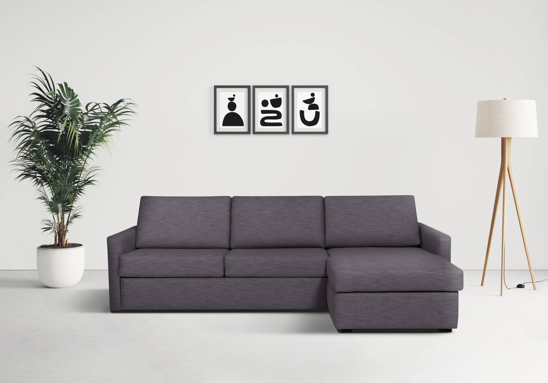 Places of Style Schlafsofa »GOLDPOINT Ecksofa 264 cm, Liegefläche (140/200cm), L-Form,« von PLACES OF STYLE