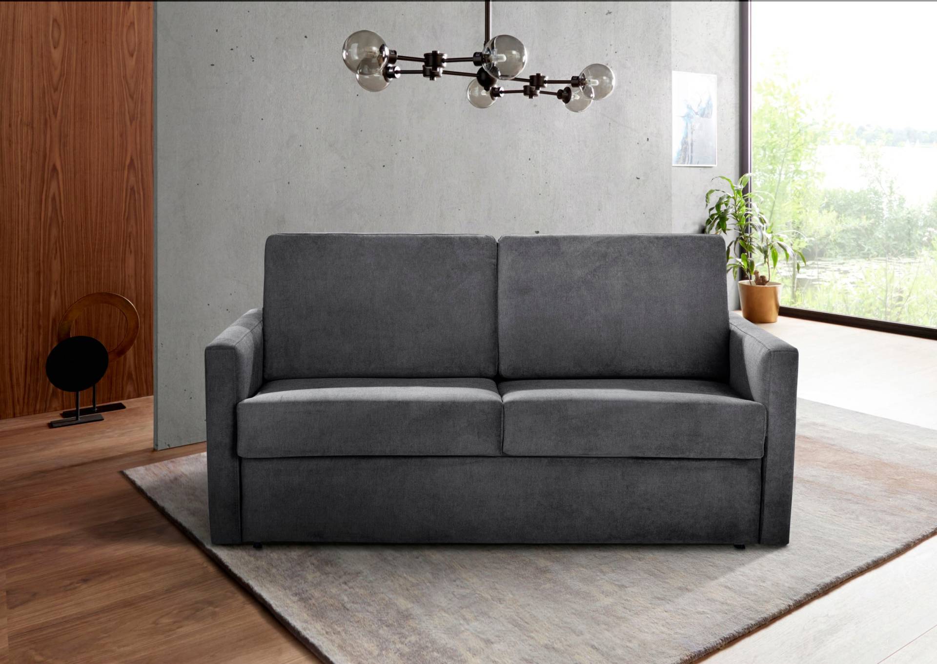 Places of Style Schlafsofa »Goldfarbenpoint 162 cm, Dauerschläfer, Liegefläche 120/200cm,«, 2-Sitzer mit Bettfunktion, Bonell-Federkernmatratze Places of Style Schlafsofa »Goldfarbenpoint 162 cm, Dauerschläfer, Liegefläche 120/200cm,«, 2-Sitzer mit Bettfunktion, Bonell-Federkernmatratze von PLACES OF STYLE