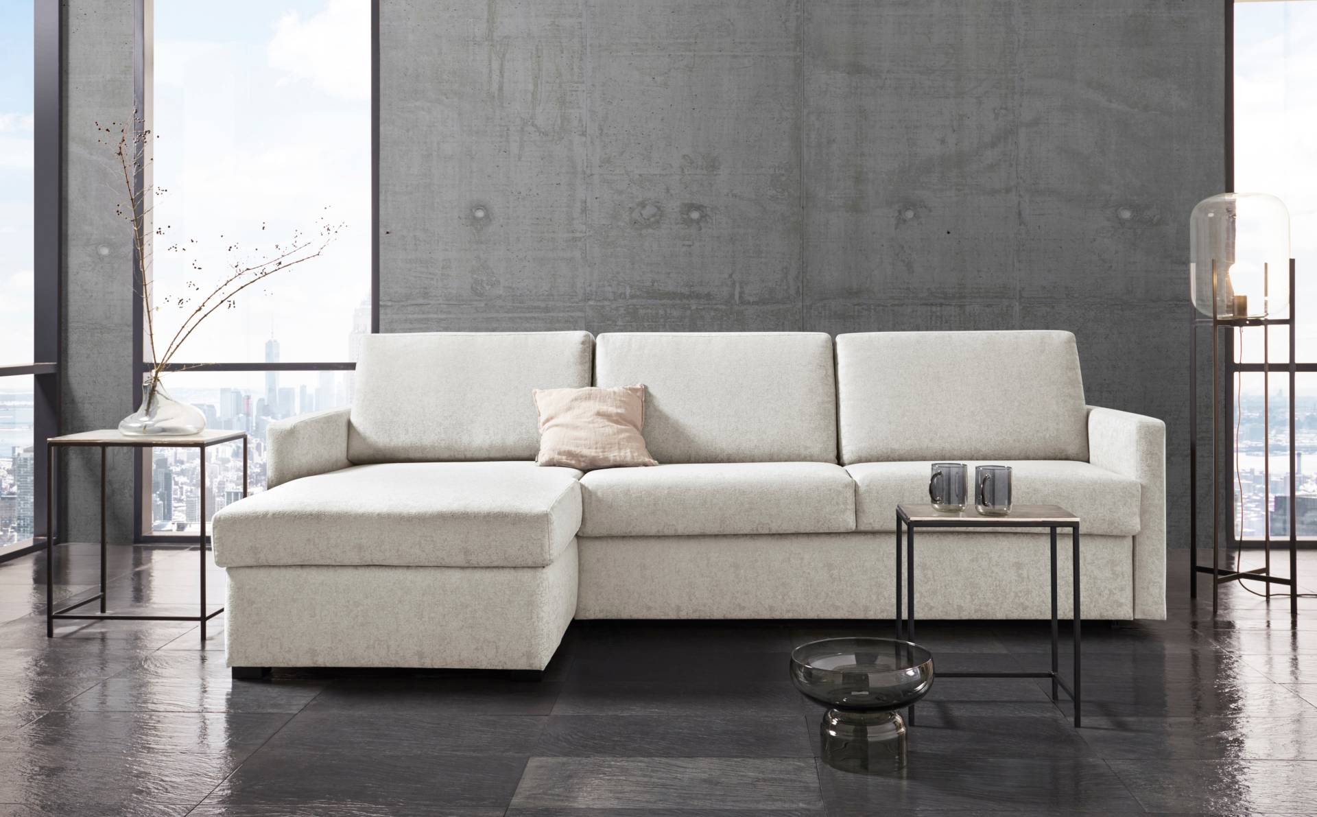 Places of Style Schlafsofa »GOLDPOINT Ecksofa 264 cm, Liegefläche (140/200cm), L-Form,«, Bettfunktion, Bonell-Federkernmatratze und Dauerschläfer-Funktion Places of Style Schlafsofa »GOLDPOINT Ecksofa 264 cm, Liegefläche (140/200cm), L-Form,«, Bettfunktion, Bonell-Federkernmatratze und Dauerschläfer-Funktion von PLACES OF STYLE