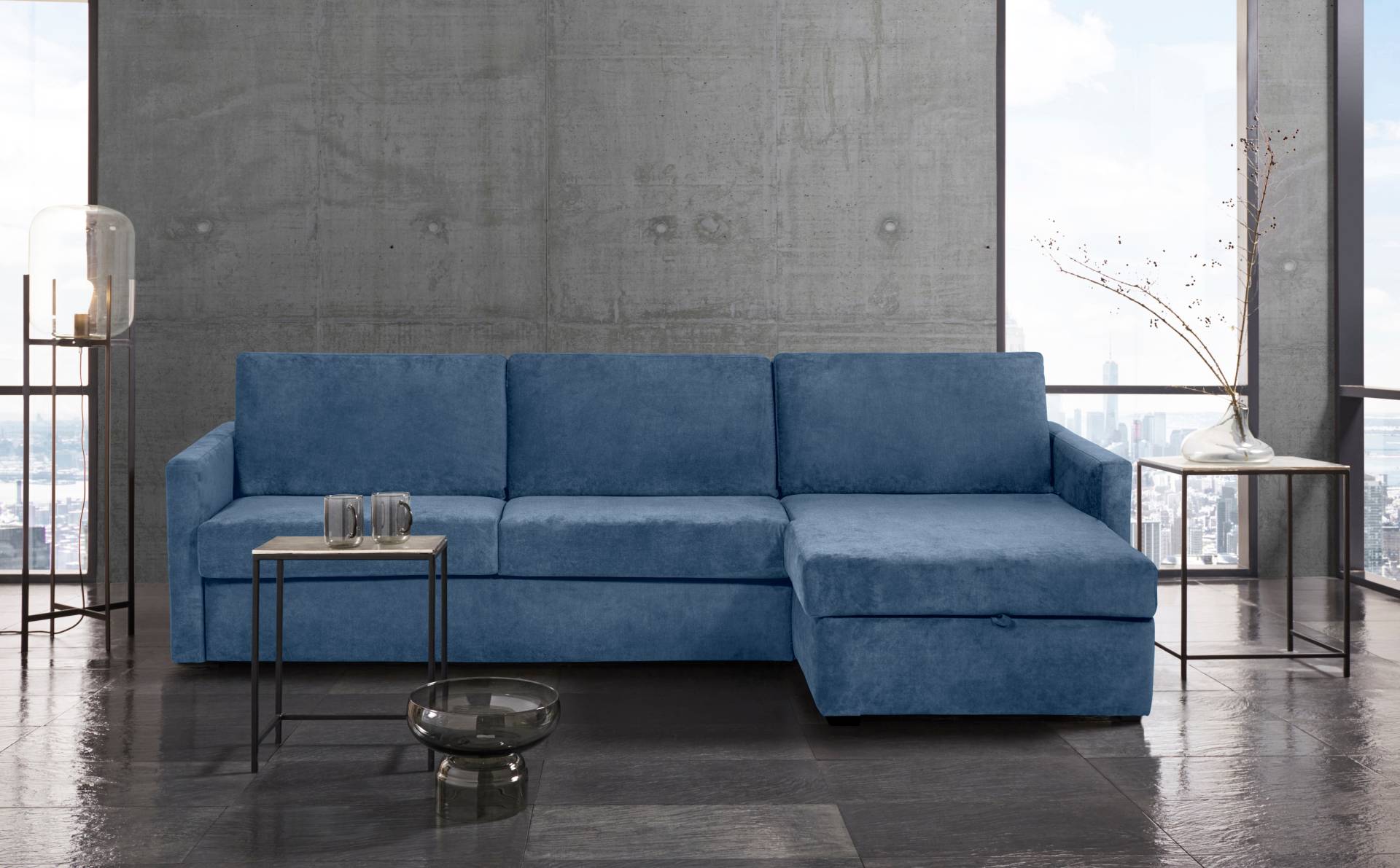 Places of Style Schlafsofa »GOLDPOINT Ecksofa 264 cm, Liegefläche (140/200cm), L-Form,«, Bettfunktion, Bonell-Federkernmatratze und Dauerschläfer-Funktion Places of Style Schlafsofa »GOLDPOINT Ecksofa 264 cm, Liegefläche (140/200cm), L-Form,«, Bettfunktion, Bonell-Federkernmatratze und Dauerschläfer-Funktion von PLACES OF STYLE