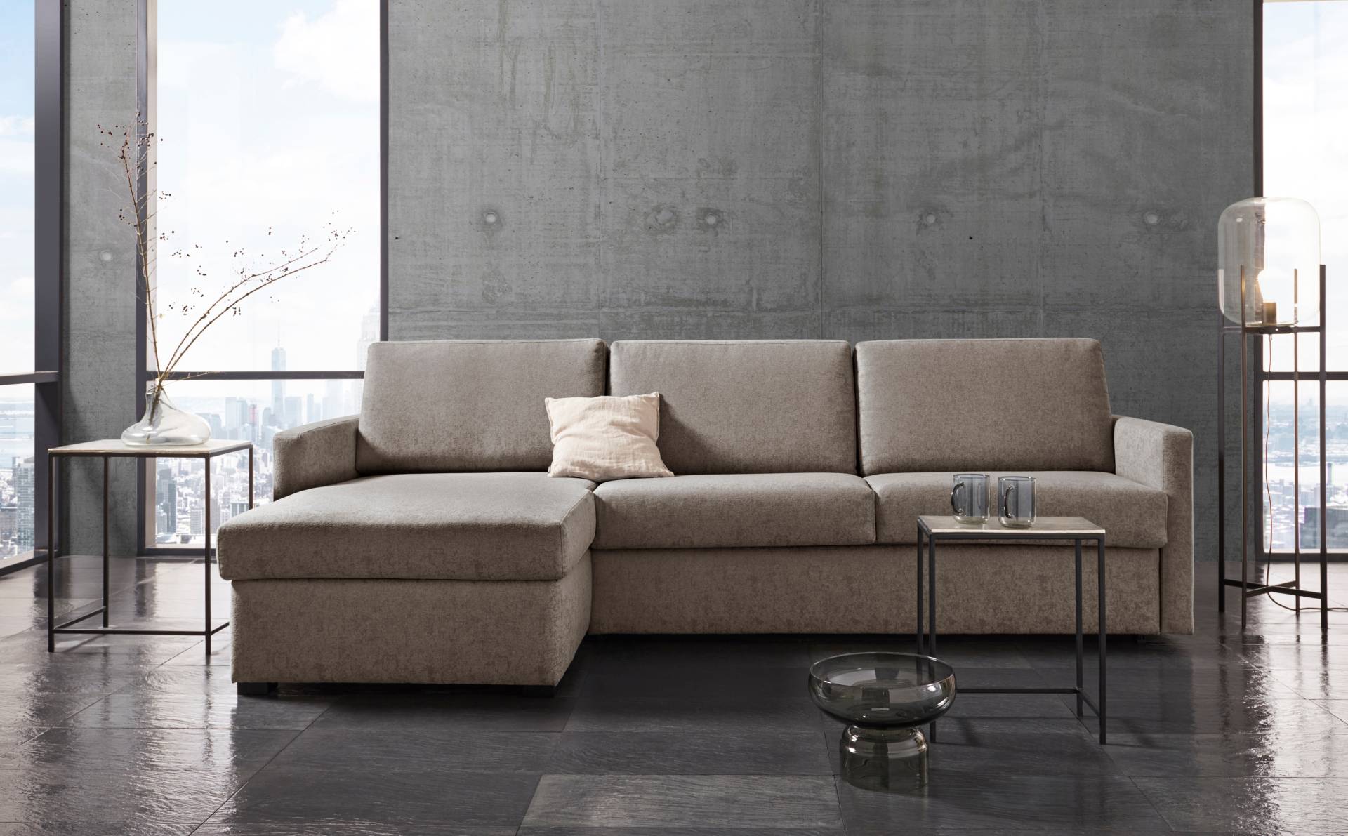 Places of Style Schlafsofa »GOLDPOINT Ecksofa 264 cm, Liegefläche (140/200cm), L-Form,«, Bettfunktion, Bonell-Federkernmatratze und Dauerschläfer-Funktion Places of Style Schlafsofa »GOLDPOINT Ecksofa 264 cm, Liegefläche (140/200cm), L-Form,«, Bettfunktion, Bonell-Federkernmatratze und Dauerschläfer-Funktion von PLACES OF STYLE