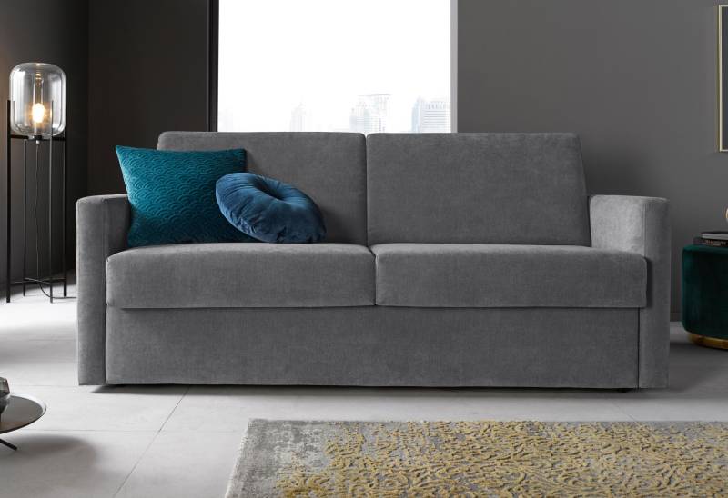 Places of Style Schlafsofa »GOLDPOINT 182cm, Dauerschläfer, Liegefläche 140/200 cm,«, 3-Sitzer mit Bettfunktion, Bonell-Federkernmatratze von PLACES OF STYLE