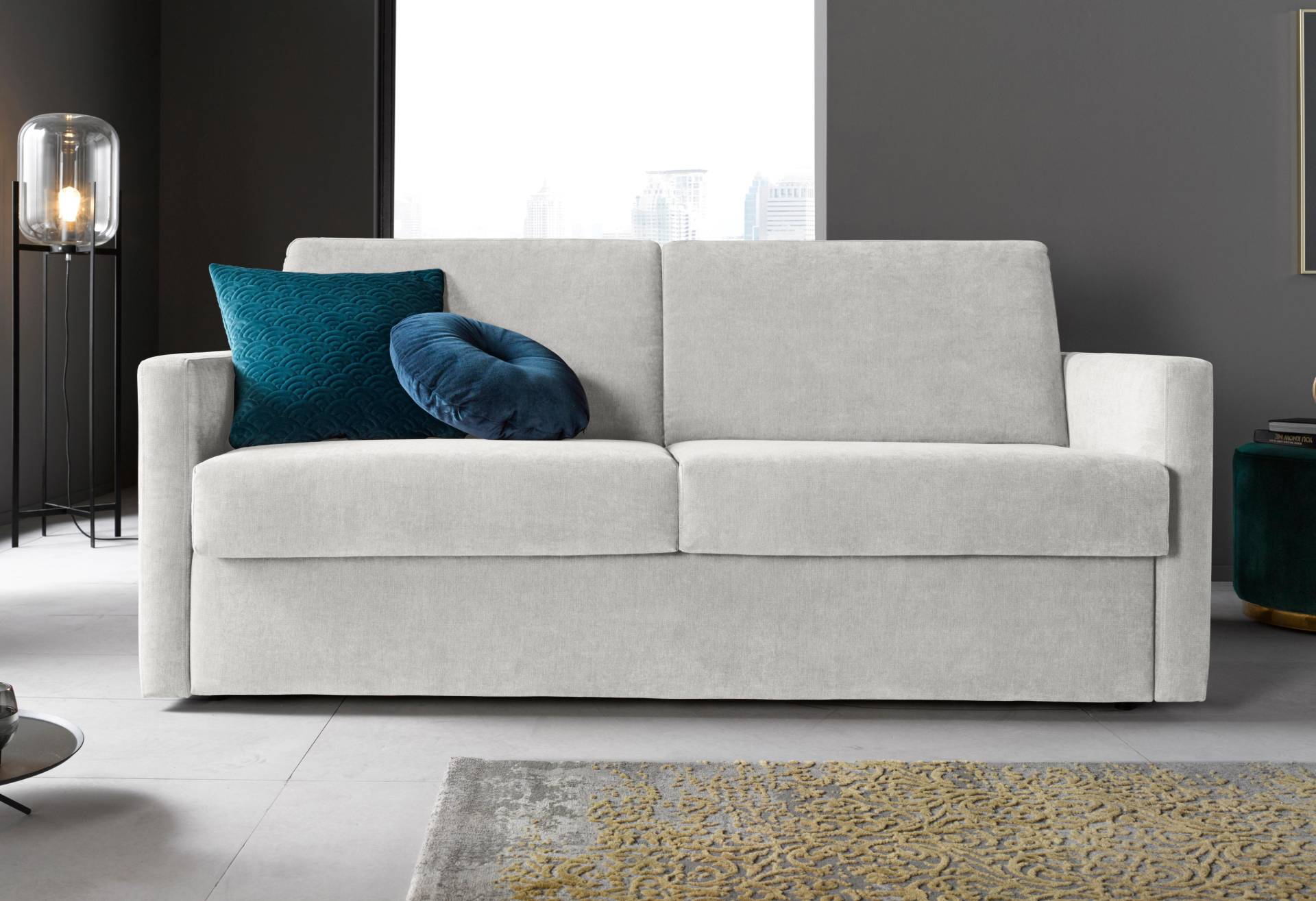Places of Style Schlafsofa »GOLDPOINT 182cm, Dauerschläfer, Liegefläche 140/200 cm,«, 3-Sitzer mit Bettfunktion, Bonell-Federkernmatratze Places of Style Schlafsofa »GOLDPOINT 182cm, Dauerschläfer, Liegefläche 140/200 cm,«, 3-Sitzer mit Bettfunktion, Bonell-Federkernmatratze von PLACES OF STYLE