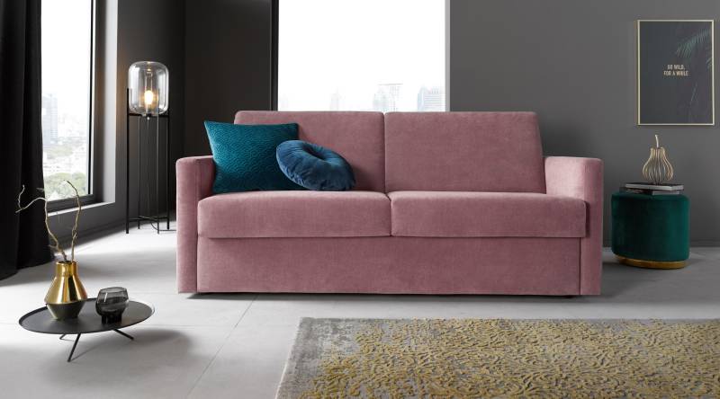 Places of Style Schlafsofa »GOLDPOINT 182cm, Dauerschläfer, Liegefläche 140/200 cm,«, 3-Sitzer mit Bettfunktion, Bonell-Federkernmatratze von PLACES OF STYLE