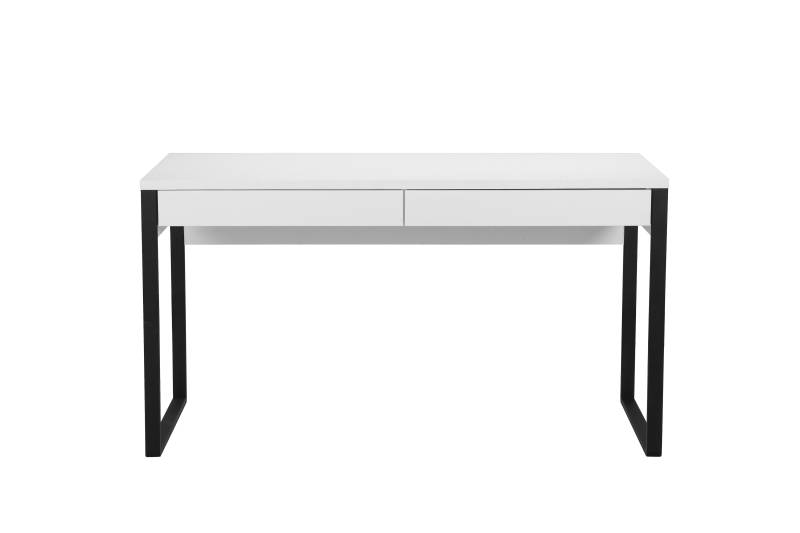 Places of Style Schreibtisch »Moid, Computertisch im modernen Design,«, Breite 120/140/160 cm, mit Metallbeinen & Schublade von PLACES OF STYLE