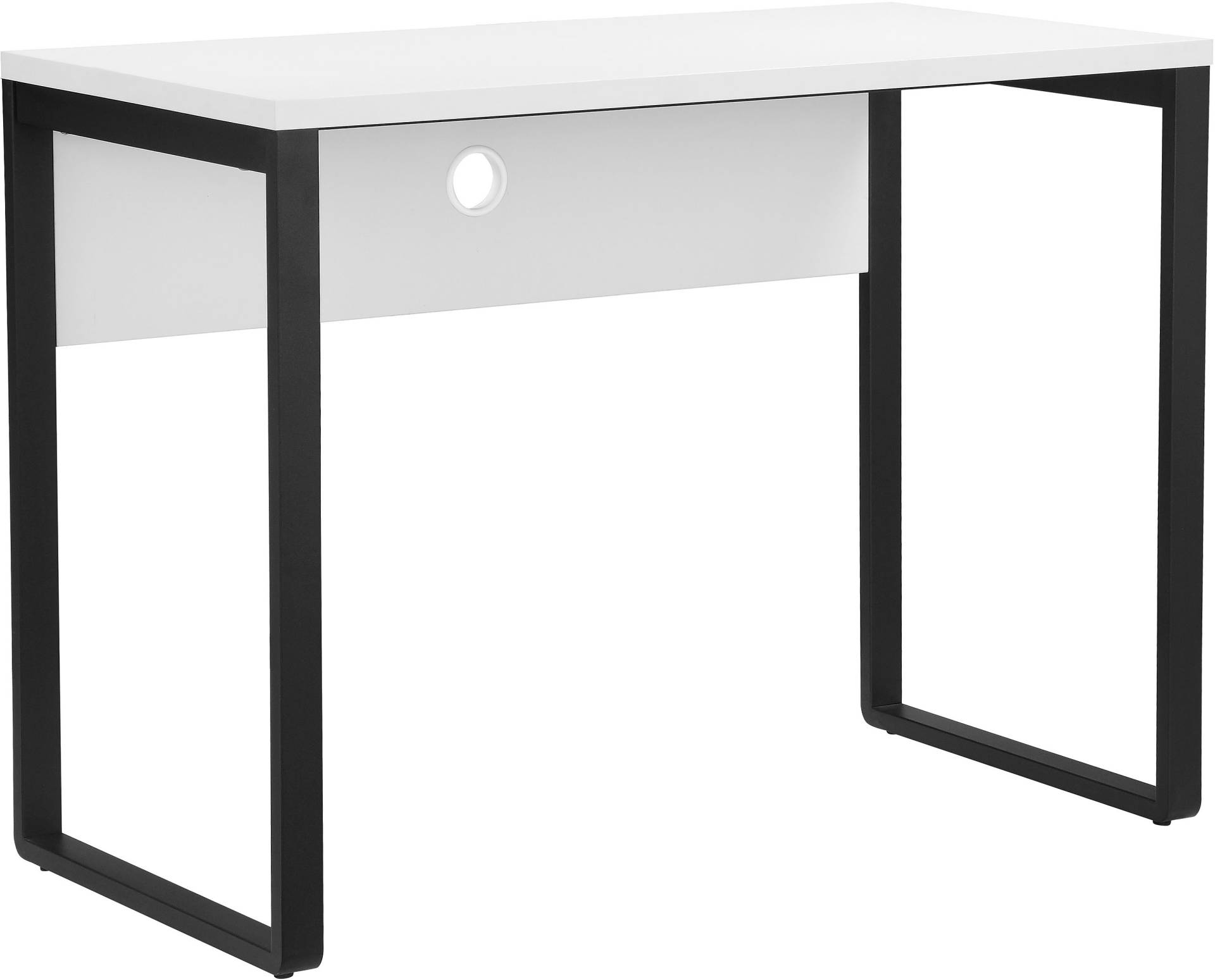 Places of Style Schreibtisch »Moid«, Computertisch, Kabeldurchlass, Metallkufen, Breite 100 cm Places of Style Schreibtisch »Moid«, Computertisch, Kabeldurchlass, Metallkufen, Breite 100 cm von PLACES OF STYLE