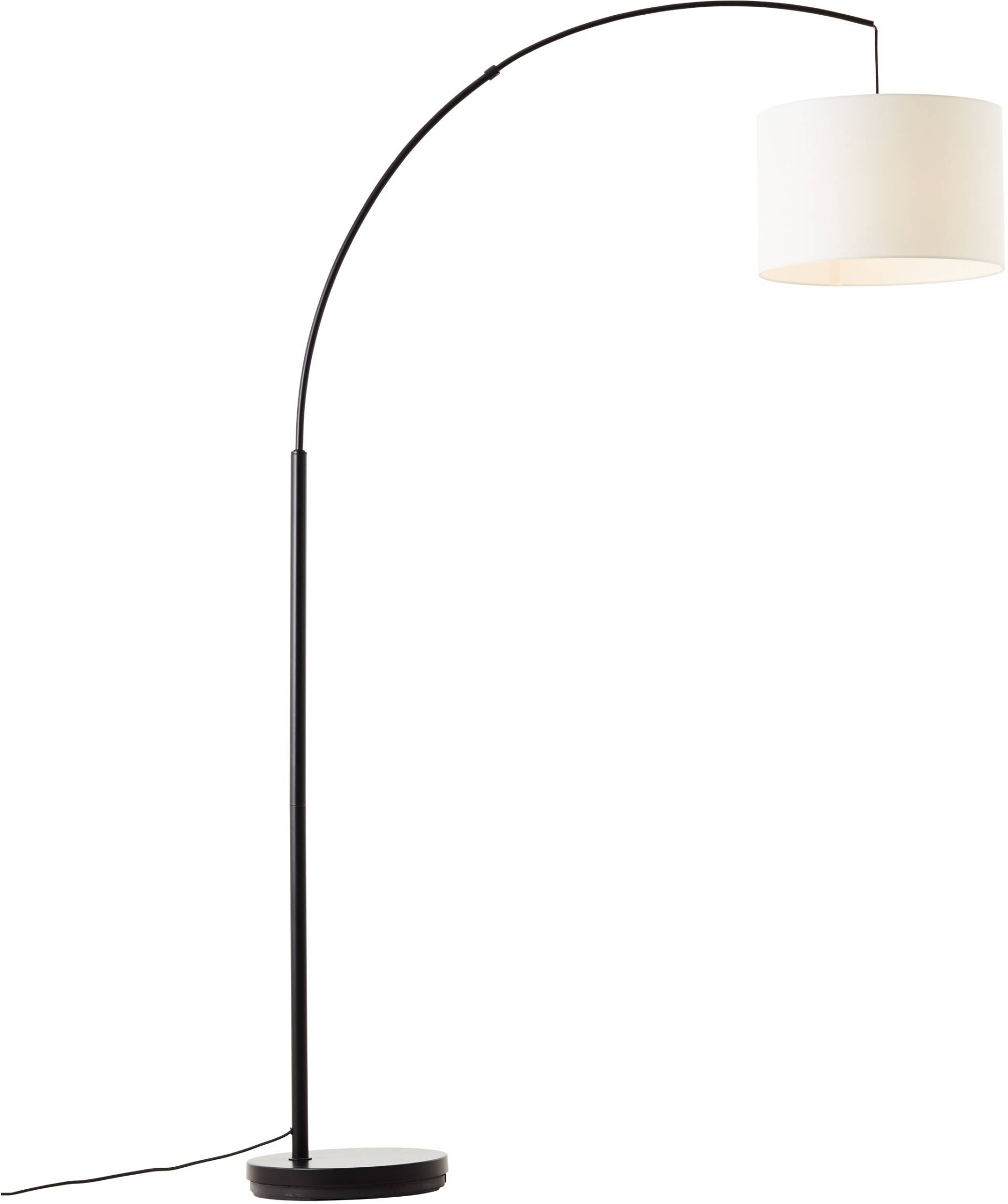 Places of Style Stehlampe »Elijah«, 1 flammig, Leuchtmittel E27 ohne Leuchtmittel, Bogenlampe Textilschirm Stoff Ø 36cm Places of Style Stehlampe »Elijah«, 1 flammig, Leuchtmittel E27 ohne Leuchtmittel, Bogenlampe Textilschirm Stoff Ø 36cm von PLACES OF STYLE
