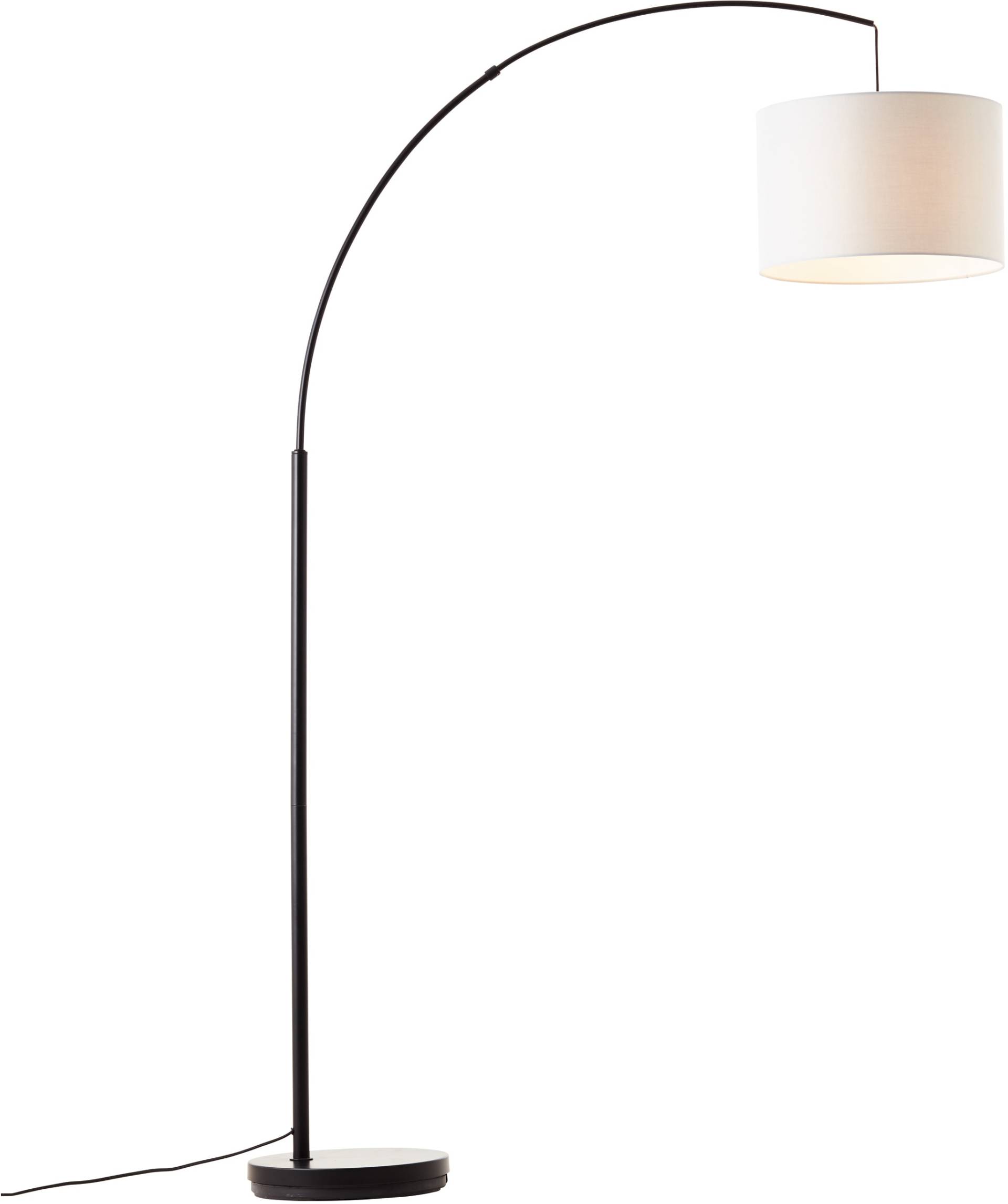 Places of Style Stehlampe »Elijah«, 1 flammig, Leuchtmittel E27 ohne Leuchtmittel, Bogenlampe Textilschirm Stoff Ø 36cm Places of Style Stehlampe »Elijah«, 1 flammig, Leuchtmittel E27 ohne Leuchtmittel, Bogenlampe Textilschirm Stoff Ø 36cm von PLACES OF STYLE