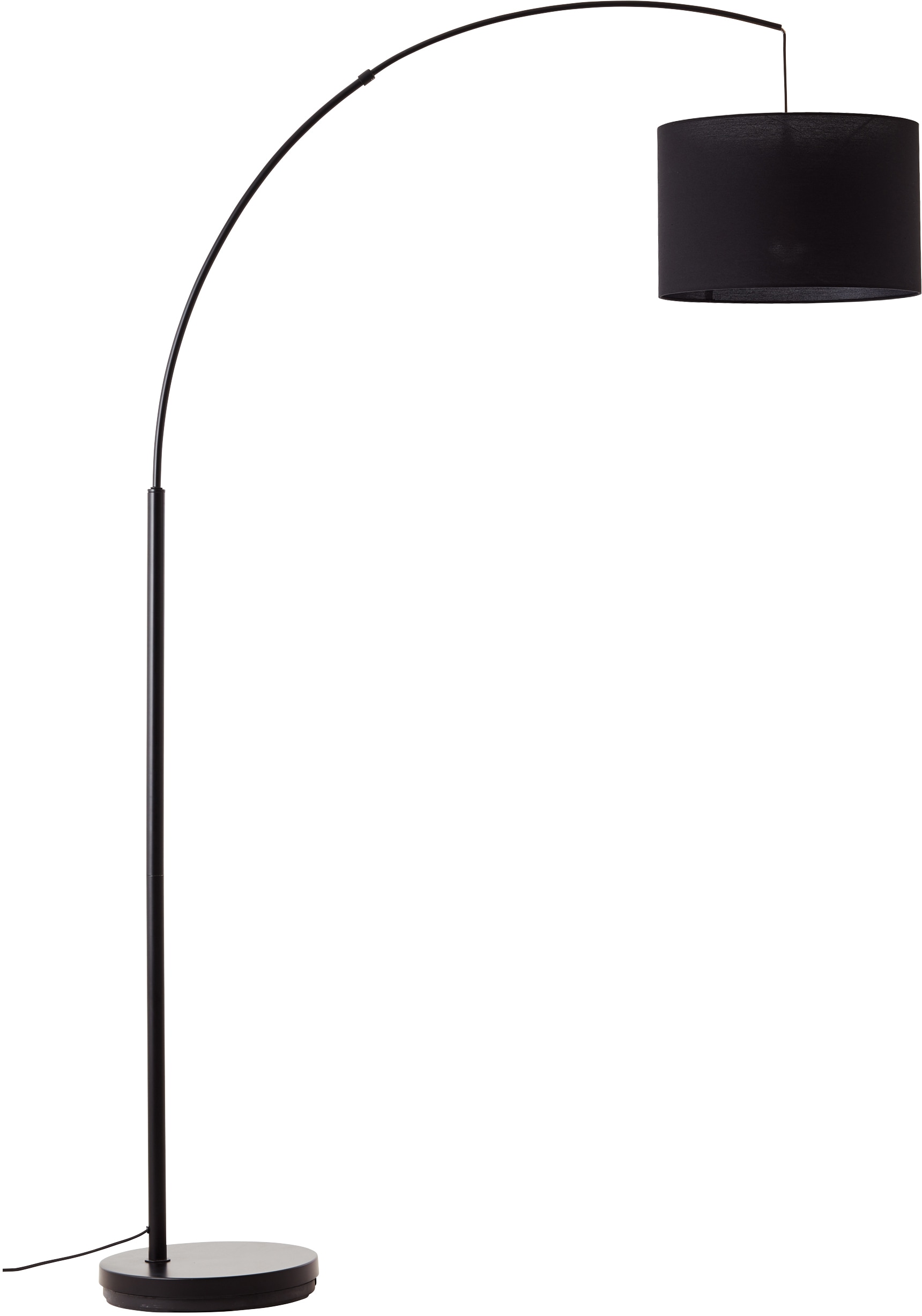 Places of Style Stehlampe »Elijah«, 1 flammig, Leuchtmittel E27 ohne Leuchtmittel, Bogenlampe Textilschirm Stoff Ø 36cm Places of Style Stehlampe »Elijah«, 1 flammig, Leuchtmittel E27 ohne Leuchtmittel, Bogenlampe Textilschirm Stoff Ø 36cm von PLACES OF STYLE