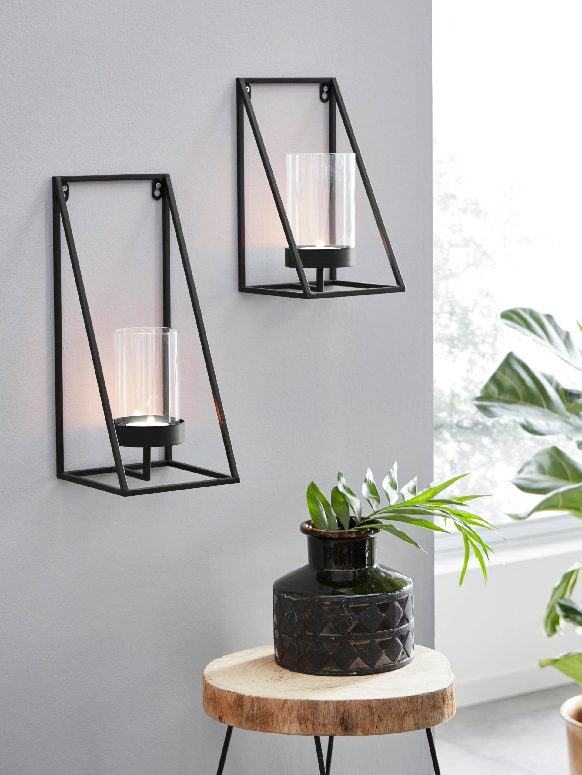 andas Wandkerzenhalter »Industrial Candleholder«, (1 St.), Industrial, modern, Metall, schwarz andas Wandkerzenhalter »Industrial Candleholder«, (1 St.), Industrial, modern, Metall, schwarz von andas