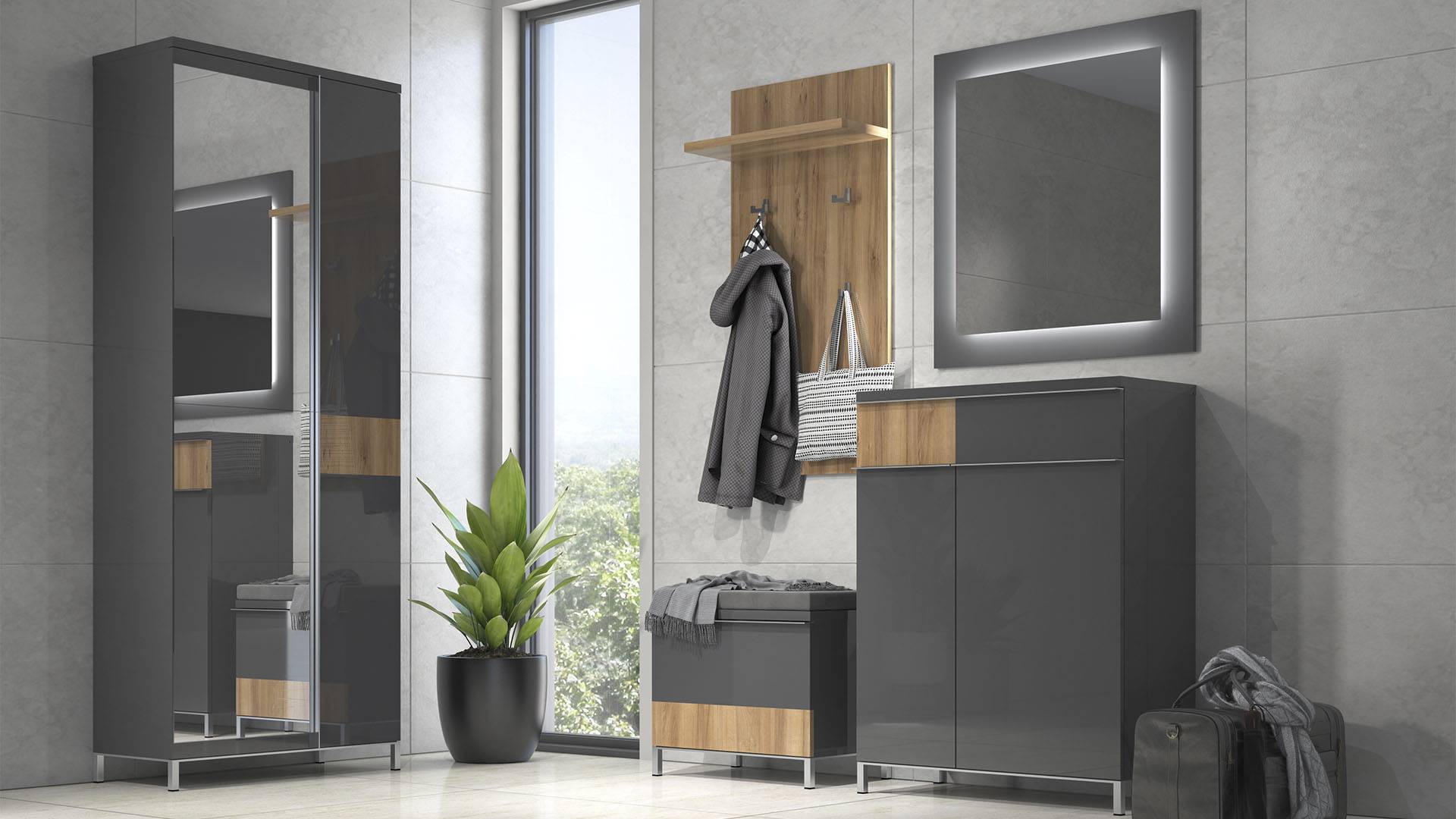 Places of Style Wandspiegel »Onyx«, UV lackiert für besondere Farbbrillianz Places of Style Wandspiegel »Onyx«, UV lackiert für besondere Farbbrillianz von PLACES OF STYLE