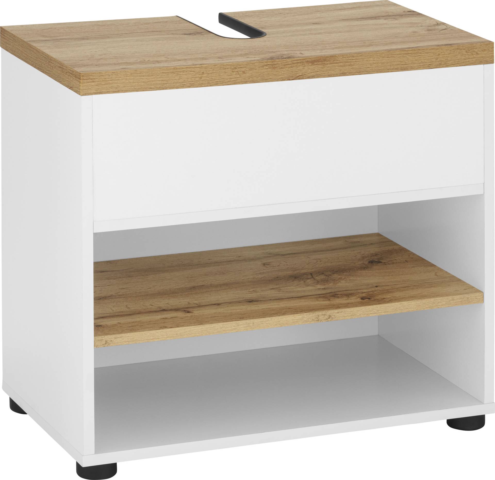 Places of Style Waschbeckenunterschrank »Thessa«, Klappe und Siphonausschnitt, Push-to-open Funktion, BxH: 60 x 56,5 cm Places of Style Waschbeckenunterschrank »Thessa«, Klappe und Siphonausschnitt, Push-to-open Funktion, BxH: 60 x 56,5 cm von PLACES OF STYLE
