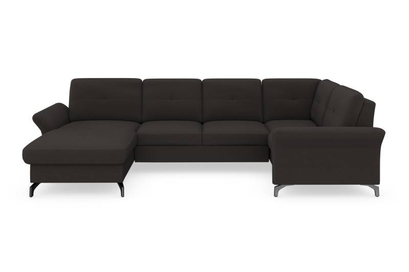 Places of Style Wohnlandschaft »Calando U-Form«, wahlweise mit Bettfunktion, Bettkasten und Armteilfunktion von PLACES OF STYLE