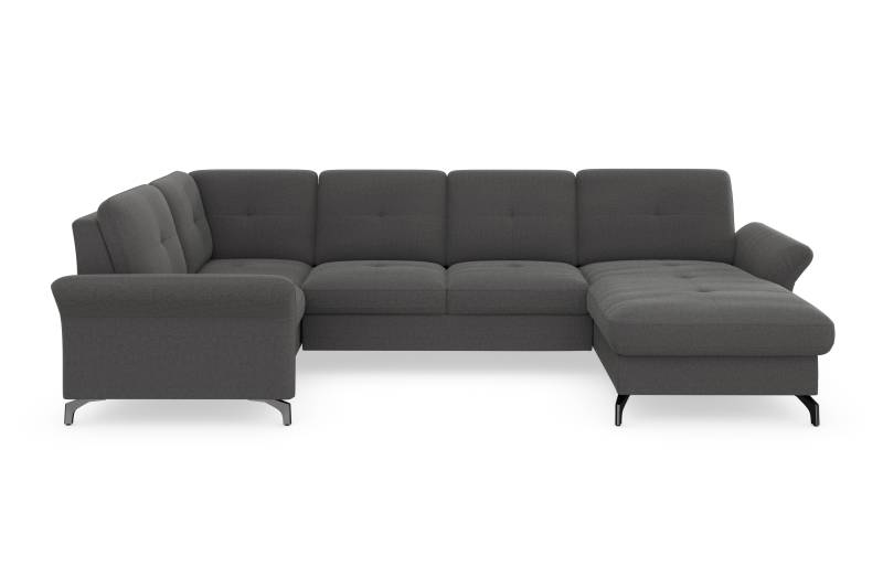Places of Style Wohnlandschaft »Calando U-Form«, wahlweise mit Bettfunktion, Bettkasten und Armteilfunktion von PLACES OF STYLE