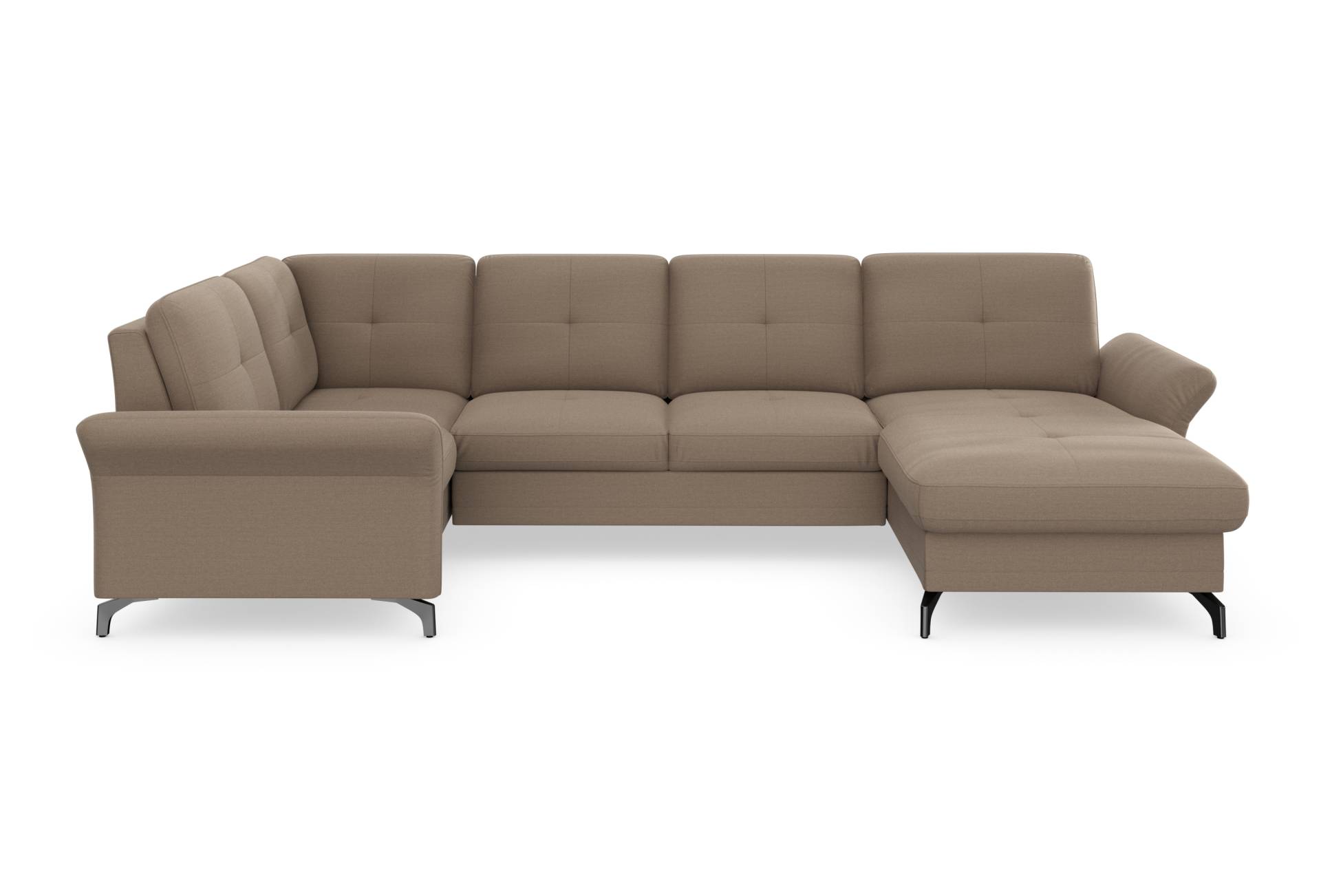 Places of Style Wohnlandschaft »Calando U-Form«, wahlweise mit Bettfunktion, Bettkasten und Armteilfunktion Places of Style Wohnlandschaft »Calando U-Form«, wahlweise mit Bettfunktion, Bettkasten und Armteilfunktion von PLACES OF STYLE