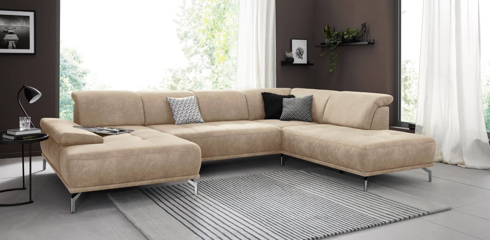 Places of Style Wohnlandschaft »Caluna«, Inkl.Sitztiefenverstellung von PLACES OF STYLE