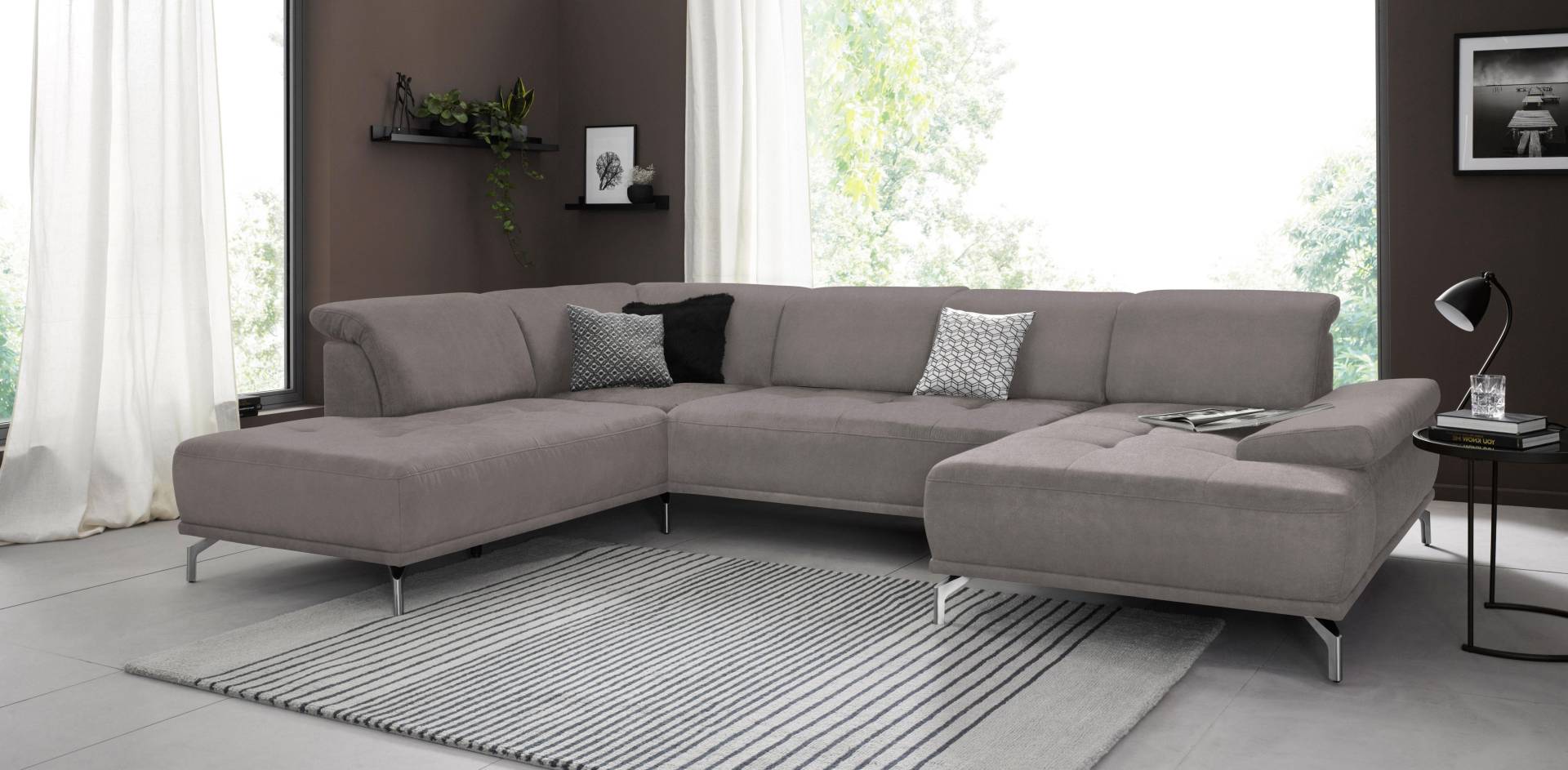 Places of Style Wohnlandschaft »Caluna«, Inkl.Sitztiefenverstellung von PLACES OF STYLE