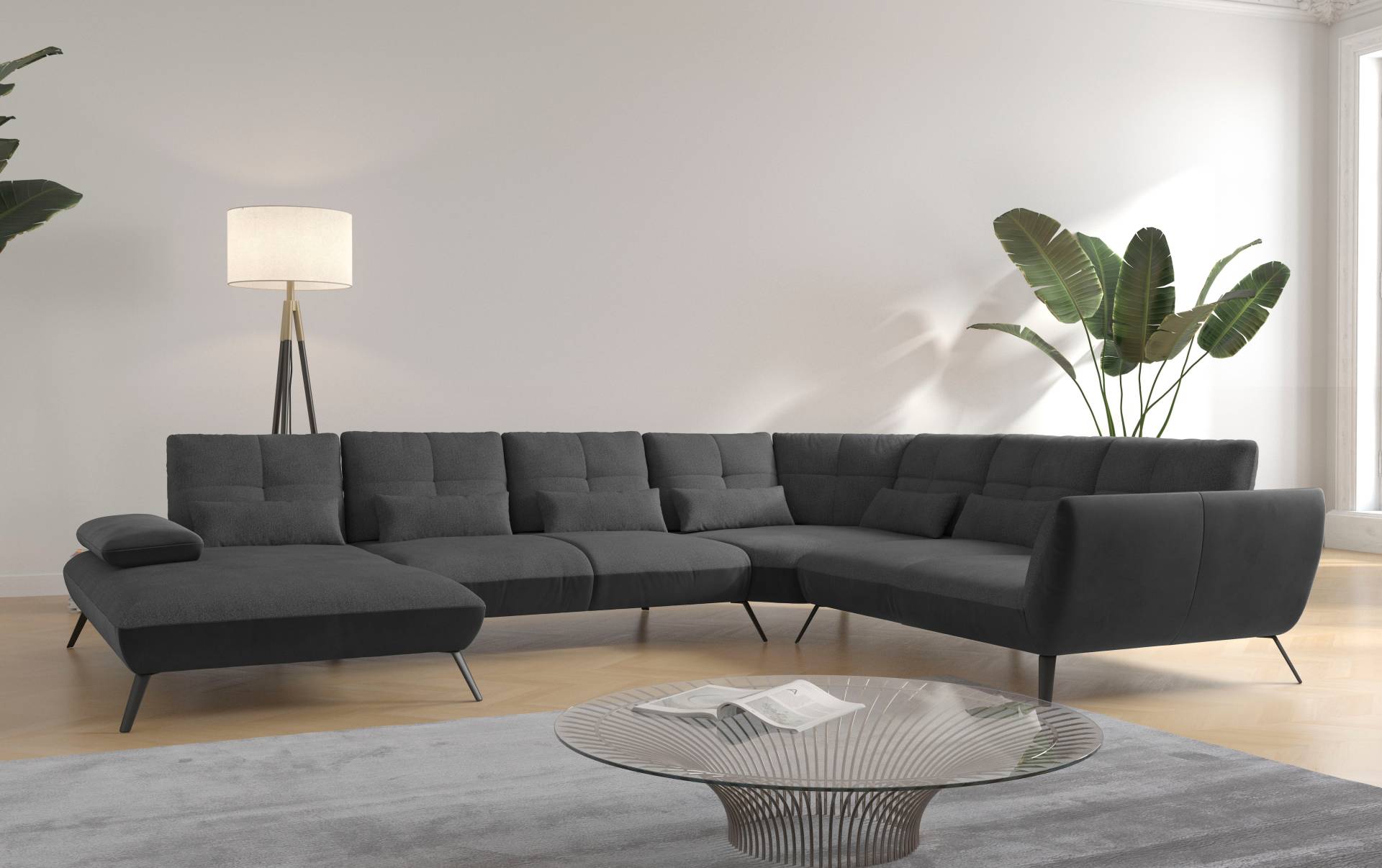 Places of Style Wohnlandschaft »Mikado U-Form«, inkl. Sitztiefenverstellung und Armteilverstellung Places of Style Wohnlandschaft »Mikado U-Form«, inkl. Sitztiefenverstellung und Armteilverstellung von PLACES OF STYLE