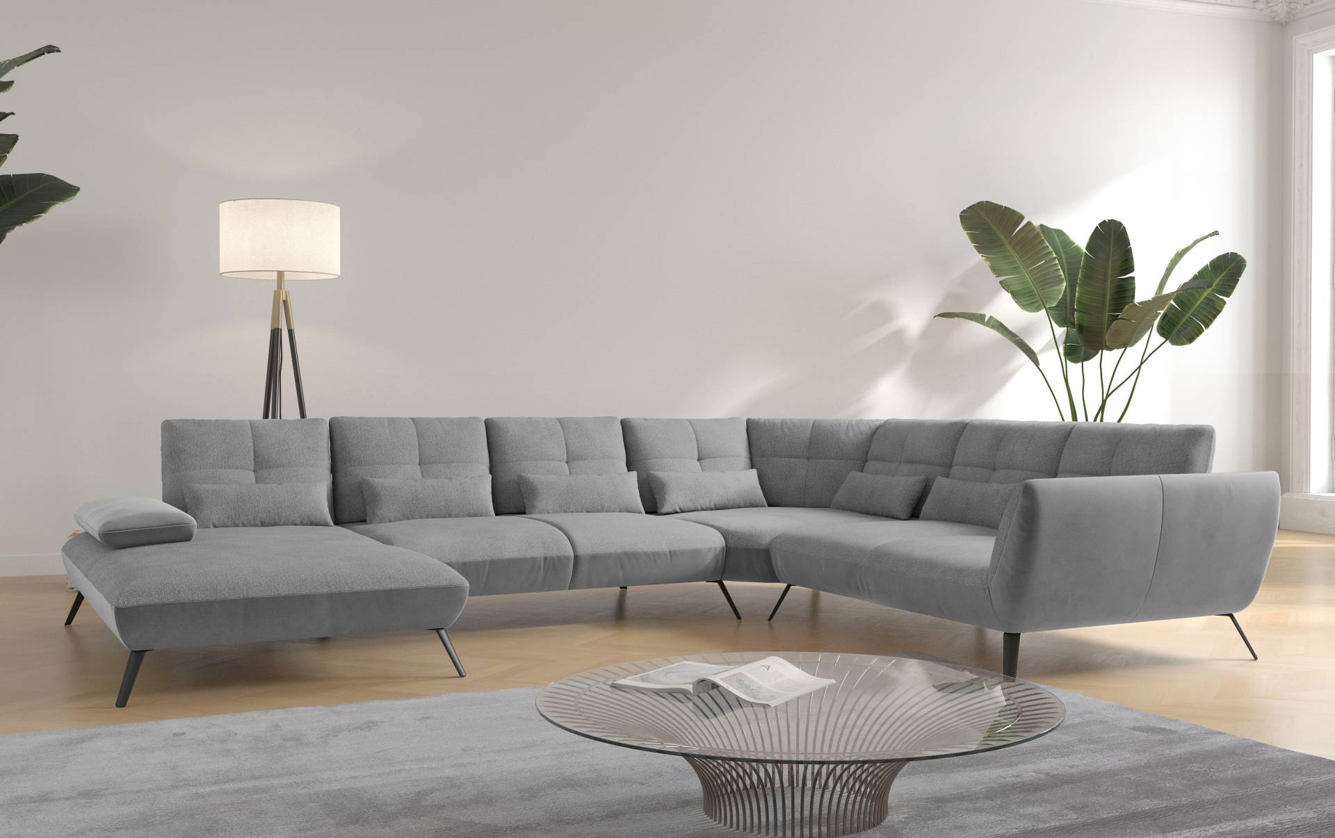 Places of Style Wohnlandschaft »Mikado U-Form«, inkl. Sitztiefenverstellung und Armteilverstellung Places of Style Wohnlandschaft »Mikado U-Form«, inkl. Sitztiefenverstellung und Armteilverstellung von PLACES OF STYLE