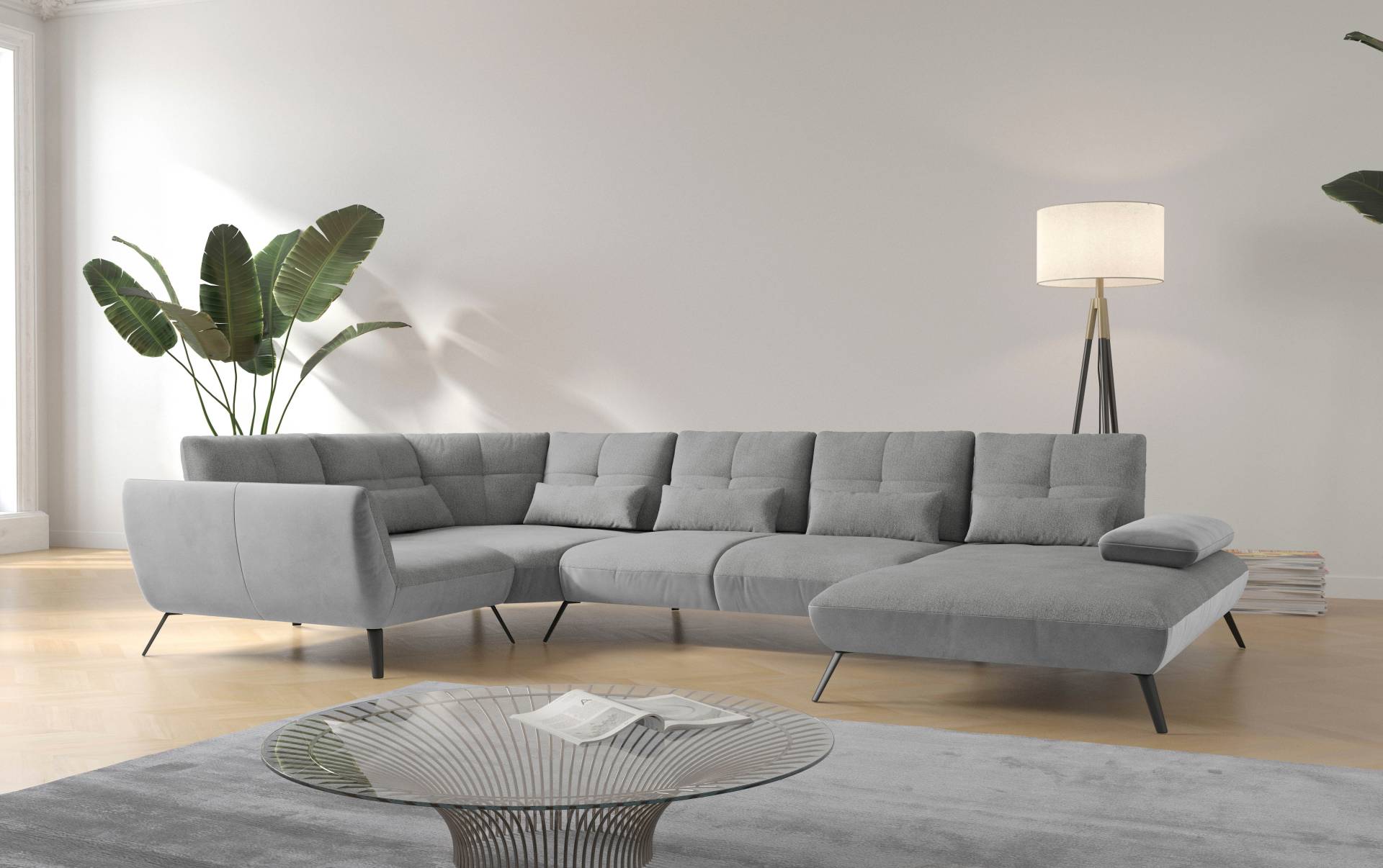 Places of Style Wohnlandschaft »Mikado U-Form«, inkl. Sitztiefenverstellung und Armteilverstellung Places of Style Wohnlandschaft »Mikado U-Form«, inkl. Sitztiefenverstellung und Armteilverstellung von PLACES OF STYLE