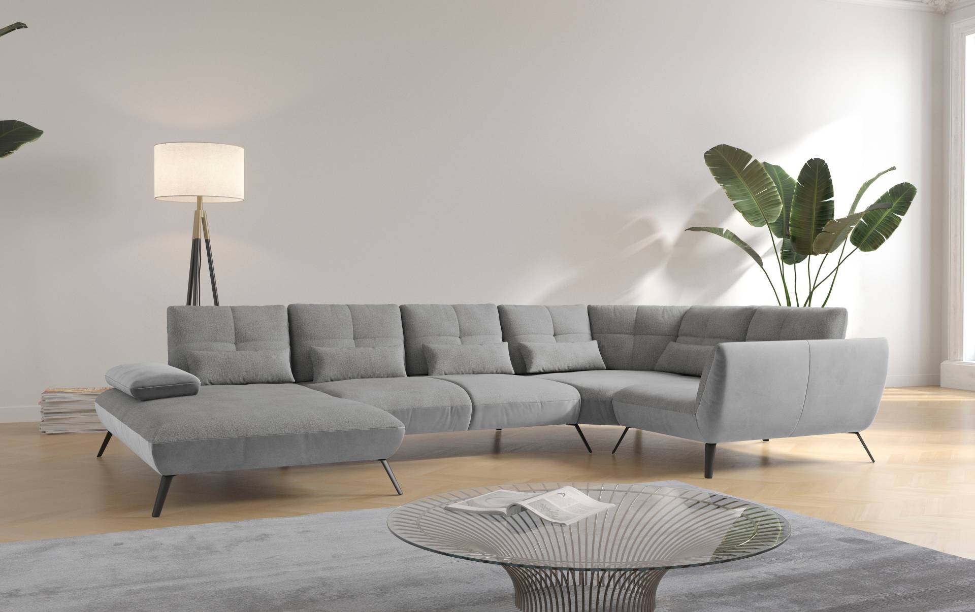 Places of Style Wohnlandschaft »Mikado U-Form«, inkl. Sitztiefenverstellung und Armteilverstellung Places of Style Wohnlandschaft »Mikado U-Form«, inkl. Sitztiefenverstellung und Armteilverstellung von PLACES OF STYLE
