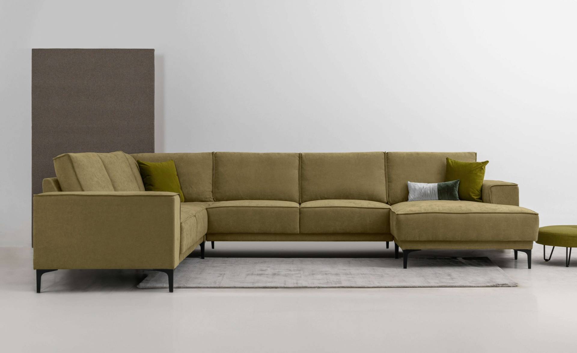 Places of Style Wohnlandschaft »Oland«, U-Form, im zeitlosem Design und hochwertiger Verabeitung von PLACES OF STYLE