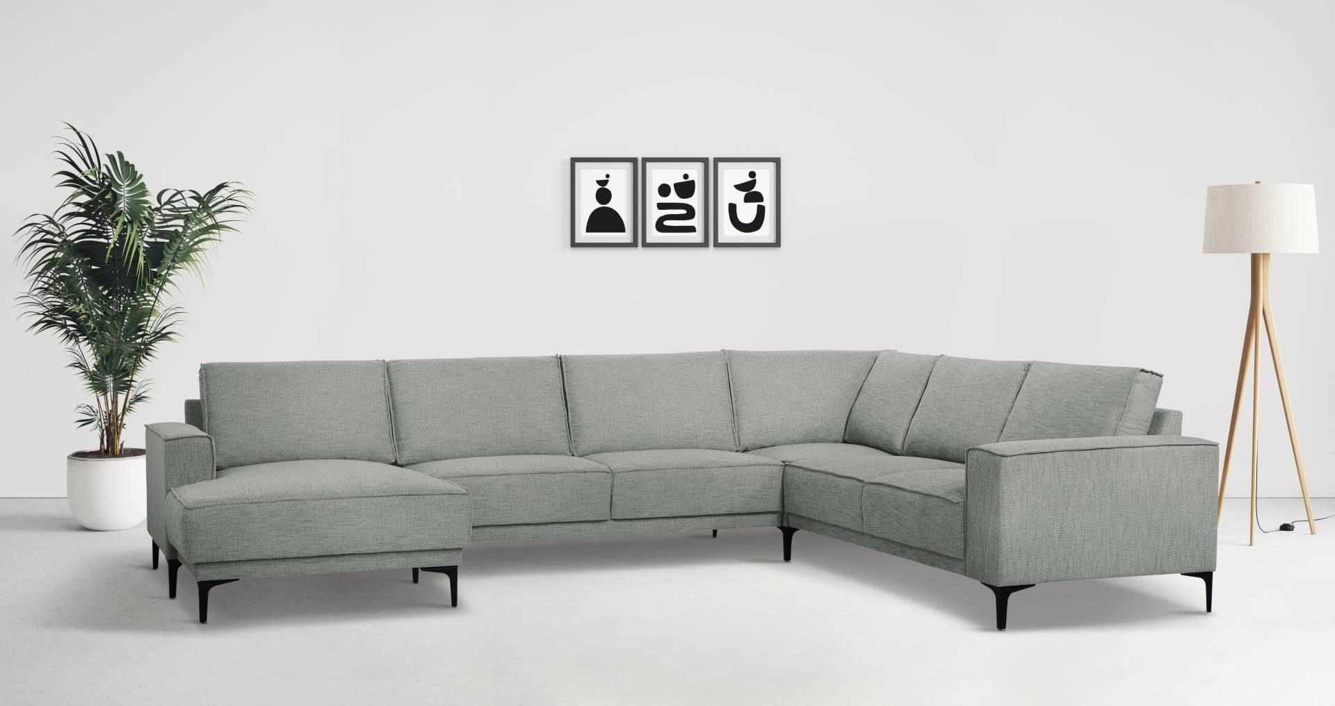 Places of Style Wohnlandschaft »Oland«, U-Form, im zeitlosem Design und hochwertiger Verabeitung Places of Style Wohnlandschaft »Oland«, U-Form, im zeitlosem Design und hochwertiger Verabeitung von PLACES OF STYLE