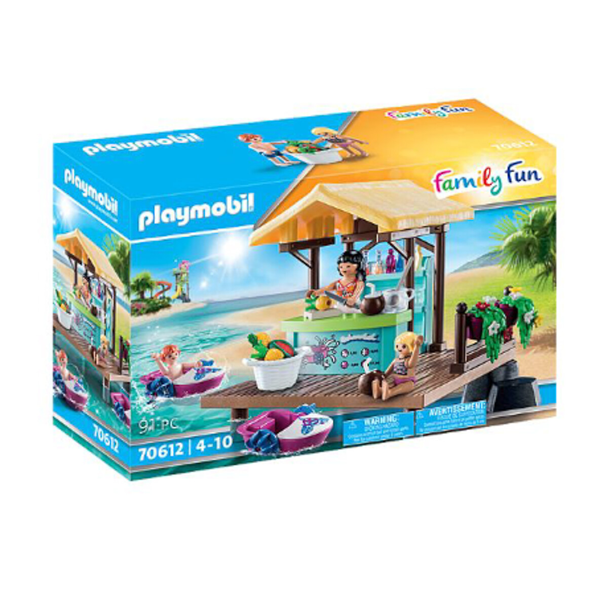 Paddelboot-Verleih mit Saftbar von PLAYMOBIL