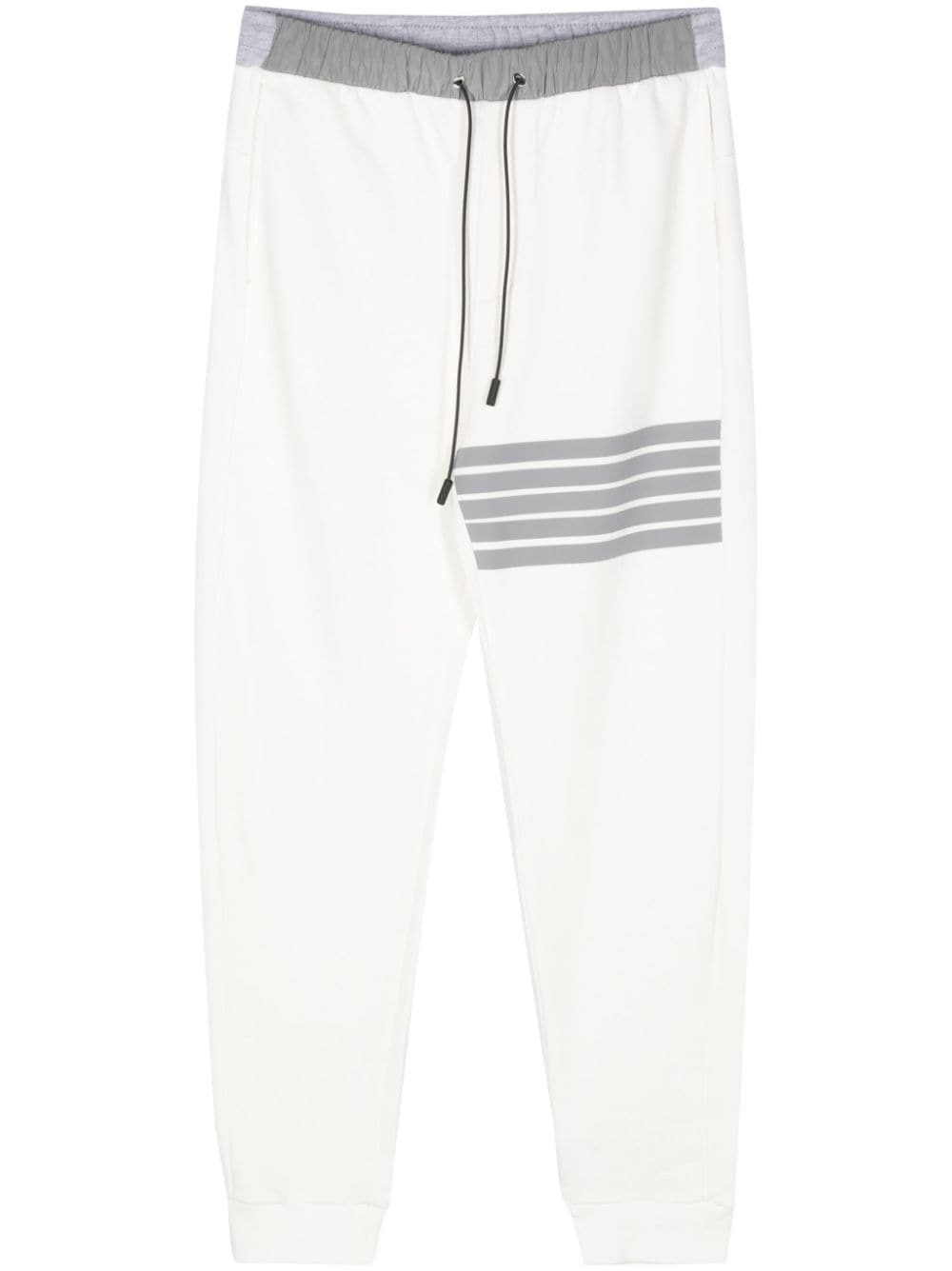 PMD striped cotton track pants - White von PMD