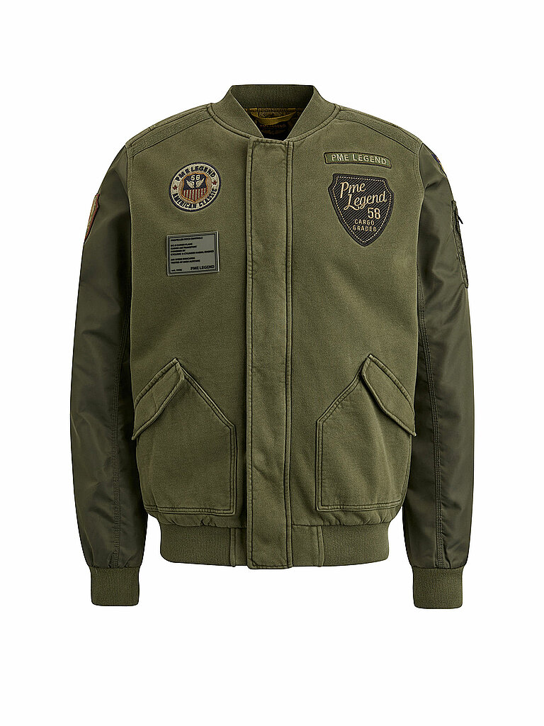 PME LEGEND Blouson  olive | L von PME LEGEND