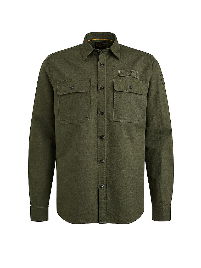 PME LEGEND Hemd Regular Fit  olive | XXXL von PME LEGEND