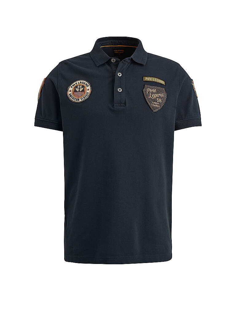 PME LEGEND Poloshirt blau | M von PME LEGEND