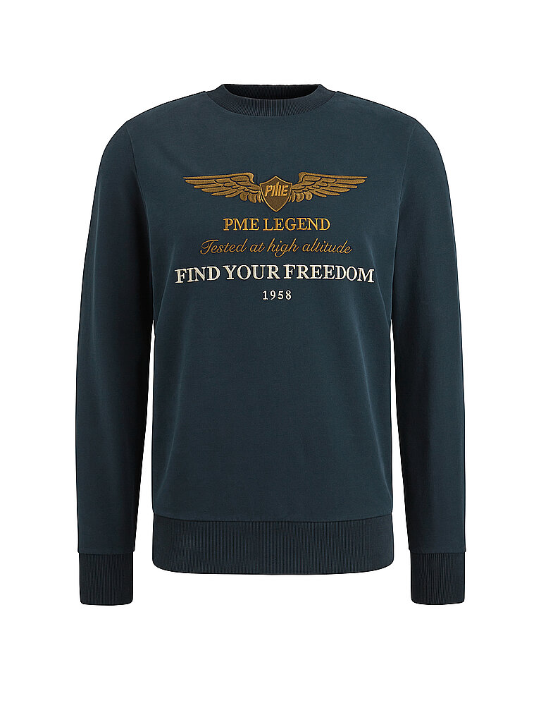 PME LEGEND Sweater dunkelblau | L von PME LEGEND