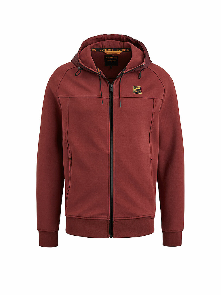 PME LEGEND Sweatjacke rot | L von PME LEGEND