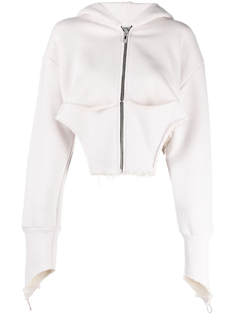 PNK asymmetric hooded jacket - Pink von PNK