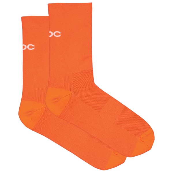 POC - Cadence Road Socks - Velosocken Gr 40-42 - M orange von POC