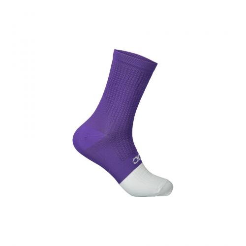 POC Flair Sock Mid - Sapphire Purple/Hydrogen White (Grösse: M/40-42) von POC