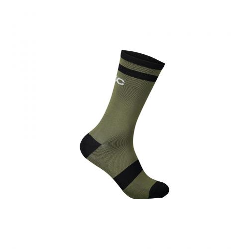 POC Lure MTB Sock Long - Epidote Green/Uranium Black (Grösse: S/37-39) von POC