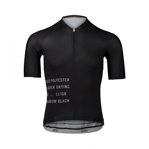 POC Ms Pristine Print Jersey - Uranium Black (Grösse: L) von POC