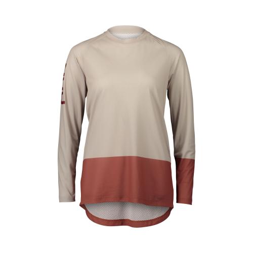 POC Ws MTB Pure LS Jersey - Light Sandstone Beige/Himalayan Salt (Grösse: XL) von POC