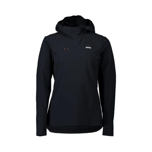 POC Ws Mantle Thermal Hoodie - Uranium Black (Grösse: S) von POC