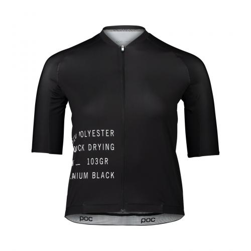 POC Ws Pristine Print Jersey - Uranium Black (Grösse: XL) von POC