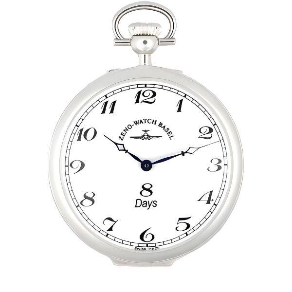 8 Tage Taschenuhr Handaufzug, ZENO Sterling Silber Zahlen 8 Tage Taschenuhr Handaufzug, ZENO Sterling Silber Zahlen von POCKET