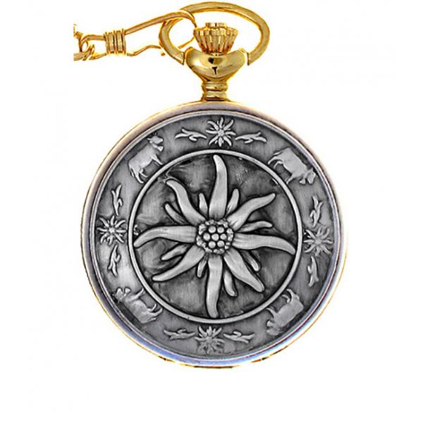 Ehtno Taschenuhr Handaufzug, Residence Edelweiss Skelett Ehtno Taschenuhr Handaufzug, Residence Edelweiss Skelett von POCKET