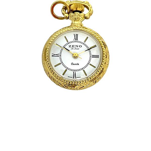 Klassik Anhängeuhr, rund vergoldet römisch Klassik Anhängeuhr, rund vergoldet römisch von POCKET