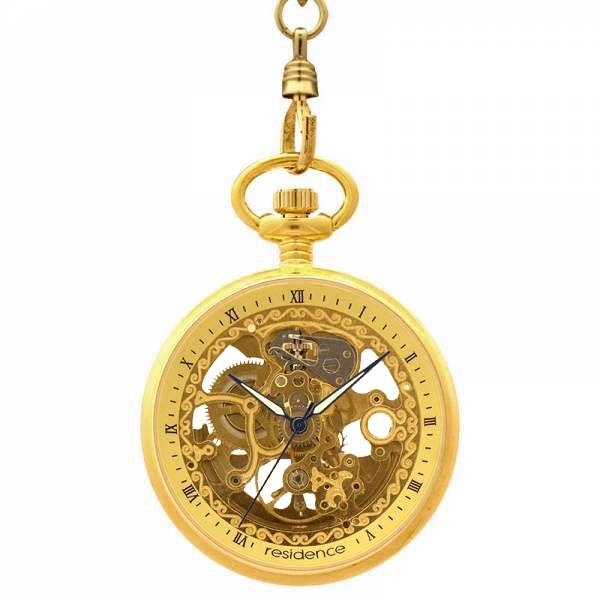 Klassik Taschenuhr Automatik, Residence Skelett von POCKET